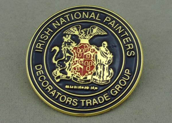 Commonweal Soft Enamel Lapel Pin Iron Die Stamped Gold Brooch Badge