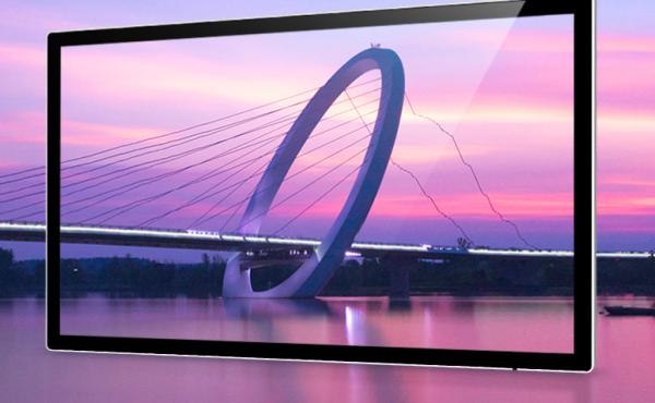 Aluminum Alloy Advertising LCD Display Touch Screen Wall Mounted Advertising Player