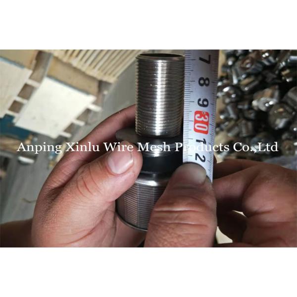 SS316L 1.5Tons Wedge Wire Water Filter Nozzles - XL - DT - 53 / B / M25 / Flow Area 580mm2
