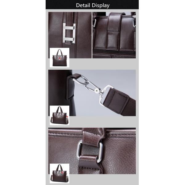 2017 Men Casual Briefcase Business Shoulder Bag Leather Messenger Bags Computer Laptop Handbag Bag Men's Travel Bags