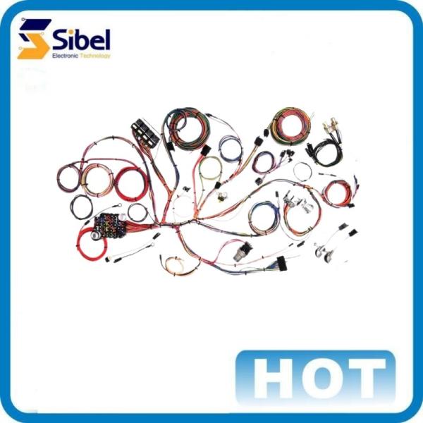 Custom Wire Electronic Industrial Auto Car Connector Connectors Engine Iso Standalone Rubber Covers Wiring Harness
