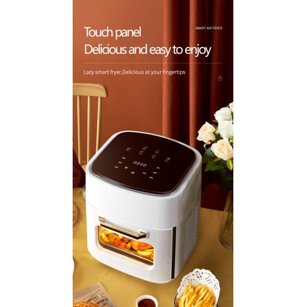 Kitchen Electric Deep Fryer 12L 15L Air Fryer Oven with Digital Control Thermostat