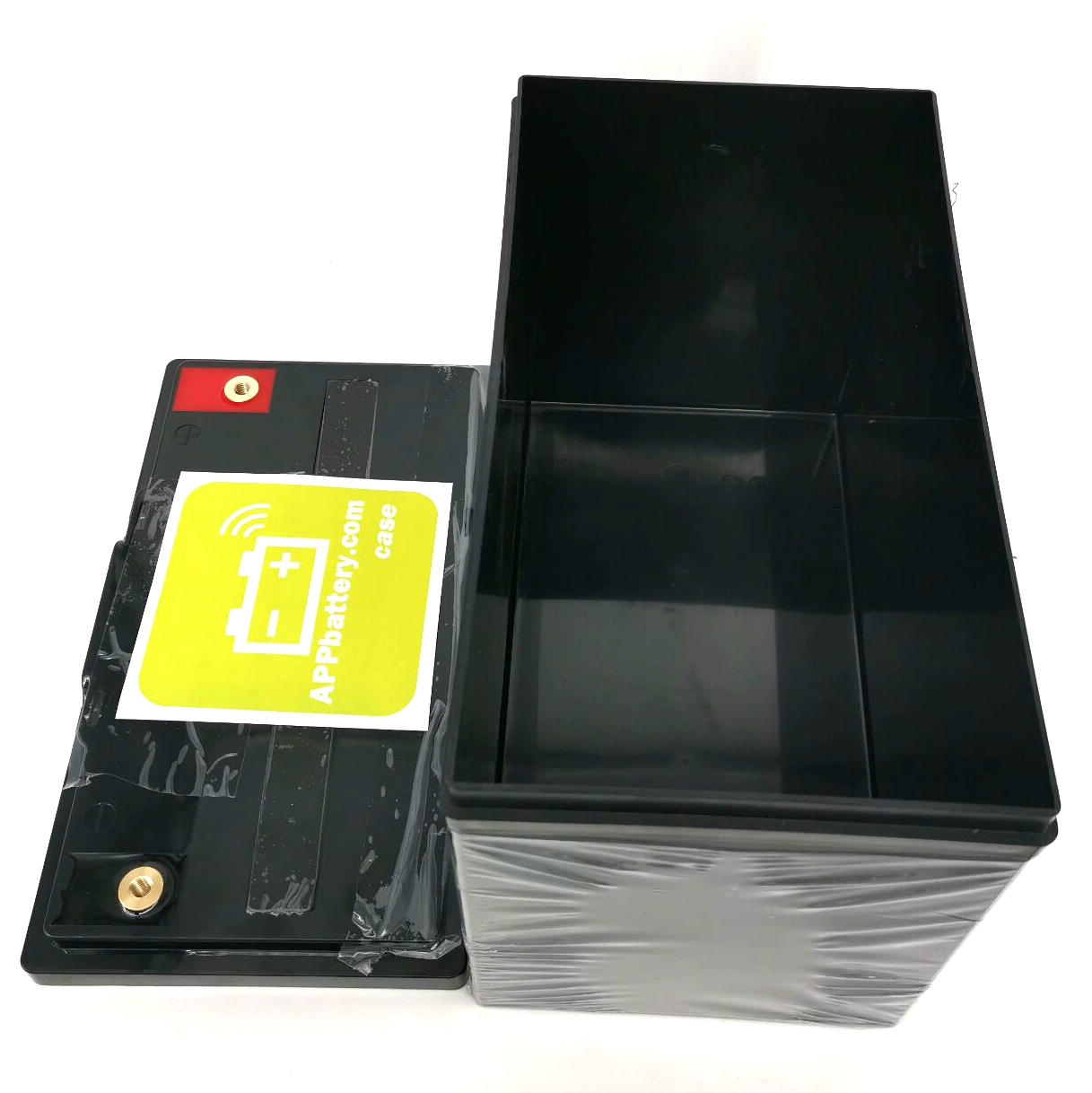 12V 4.5Ah Motorcycle Battery Box Plastic For 18650 Cells IP54 Rated Dimensions 112x68x106mm