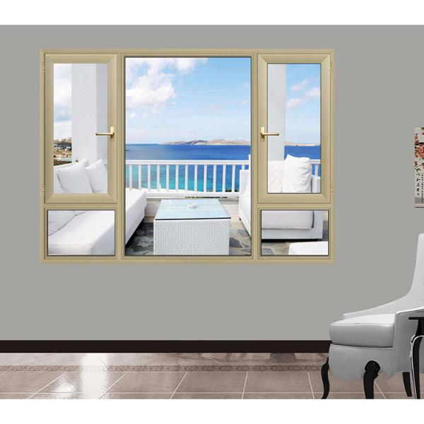 Australian Standard 6063 Aluminium Casement Window White Color