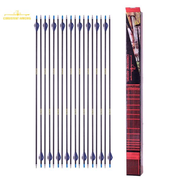 ID.245 ((6.2MM) 3K FIBRA DE TECA SPINHA 250/300/350/400/500/600 32.003-.001 STRAIGHTNESS HUNTING/TARGET Arrow de caça