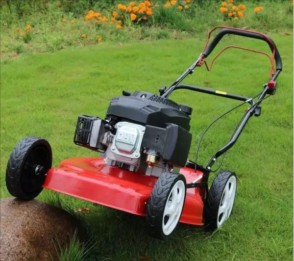 18 recoil Gasoline 4 Stroke Garden Lawn Mower Self Propelled grass trimmer grass cutter