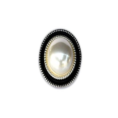 Plastic Garment Accessory Round Pearl Button Ladies Knit Cardigan