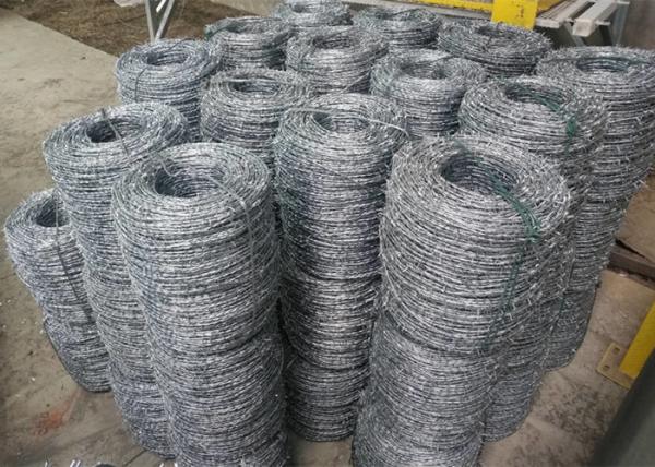 Q235 Zinc Coated Galvanized Barbed Wire 3.2mm 15cm