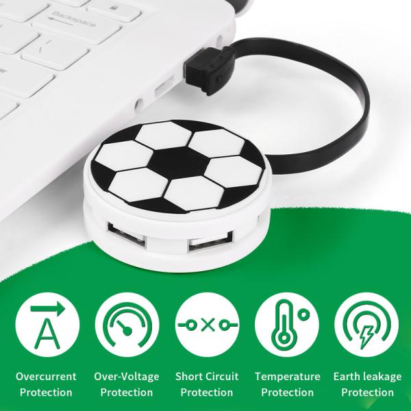 Настраиваемый ПВХ USB Хаб для домашней передачи данных Содержание пакета HUB адаптер