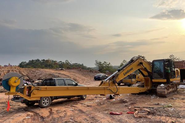 ZX490 Excavator Telescopic Arm ，telescopic boom long reach for sale