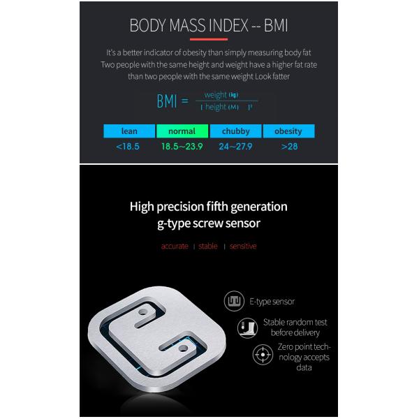 High capacity digital personal 200 kg digital bathroom bmi body fat scale bluetooth scale