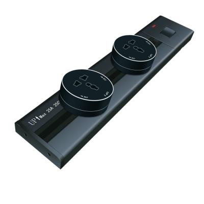 Sous-sol en aluminium avec prise USB pour système britannique Voltage nominal 100-250V