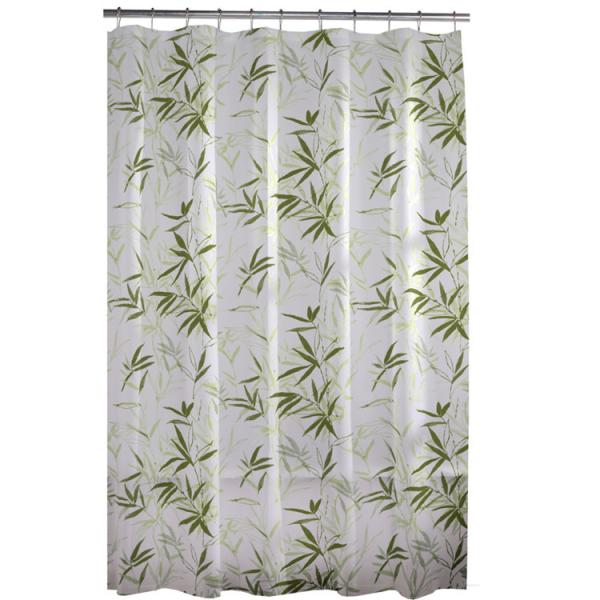 Eco Friendly PEVA Shower Curtain , Water Resistant Fabric Shower Curtain