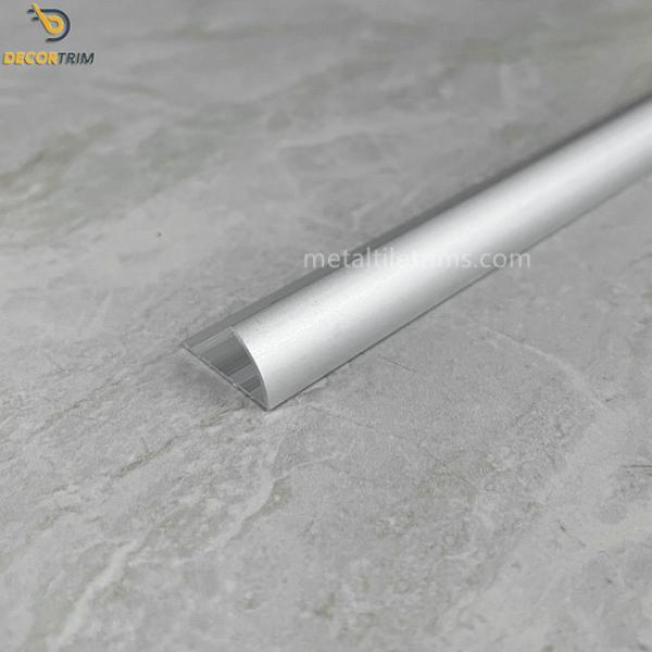 Aluminium Round Edge Tile Trim Wall Edge Protector 20mm Tile Trim
