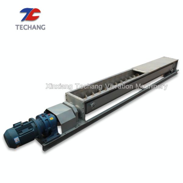Carbon Steel U Shape Trough Screw Conveyor Powdery / Granular Materials Conveying Use