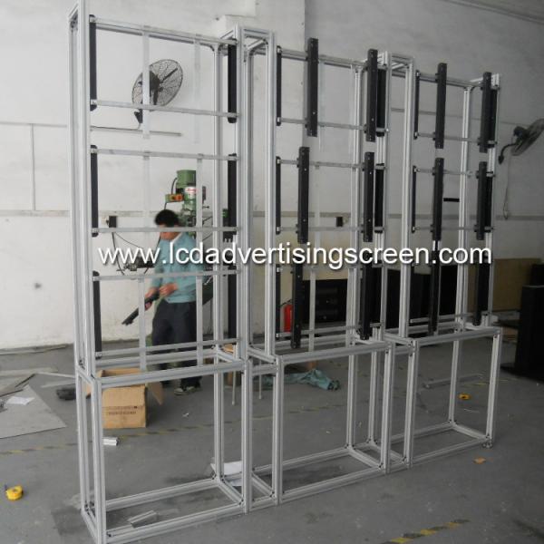 Multi Panel 2x3 Lcd Video Wall Display Floor Stand Touch Screen