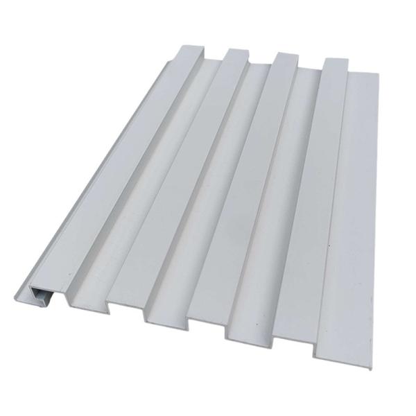 A parede da exposição de Matte Anodized Silver Aluminum Slatwall expulsou os perfis de alumínio