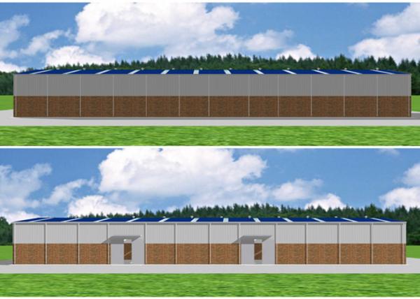 Durable Industrial Steel Structure Workshop Building Bending ISO9001
