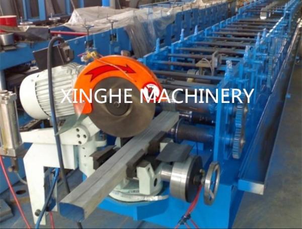 Downspout Pipe Roll Forming Machine PLC Control And Hydraulic Station