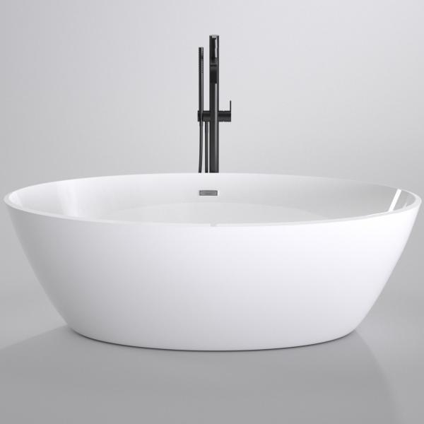 Oval Luxury Freestanding Bathtub Egg Design with Customized Request and Hand