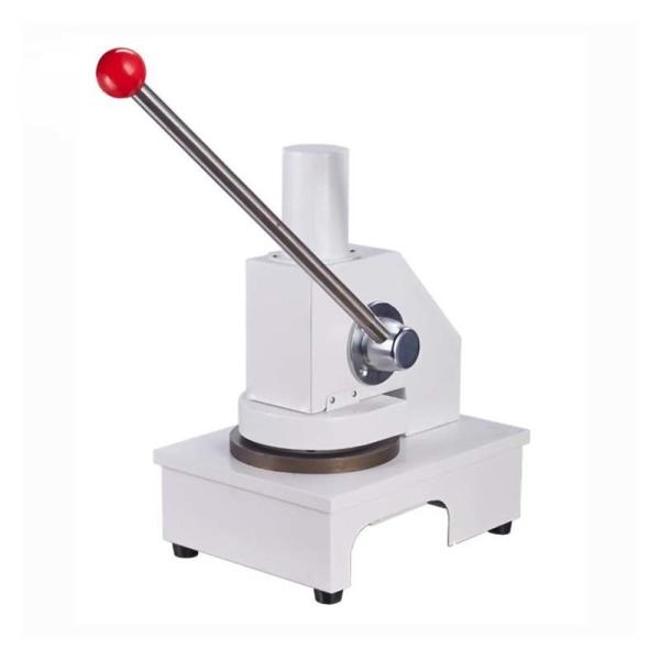 Cortador manual cuantitativo de muestras redondas de papel de cartón