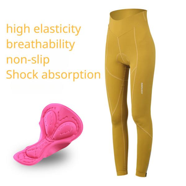 Cycling pants, women's solid color spring and summer trousers, mountain road bikes, cycling clothes, cycling trousers