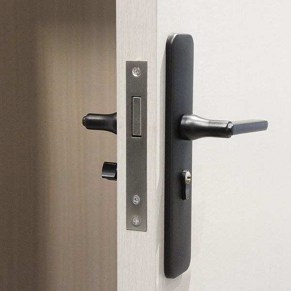 Full Frame Modern Solid Wood Room Doors With Standard Lock Custom