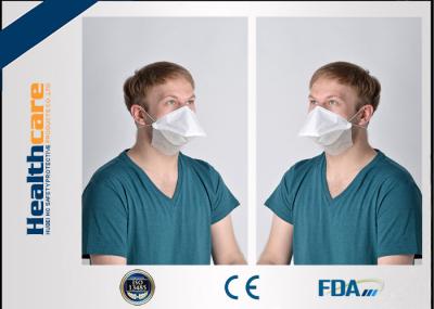 4 dobras máscara protetora descartável dobrável da segurança de 3 dobras com o respirador Duck Shape da tampa da barba