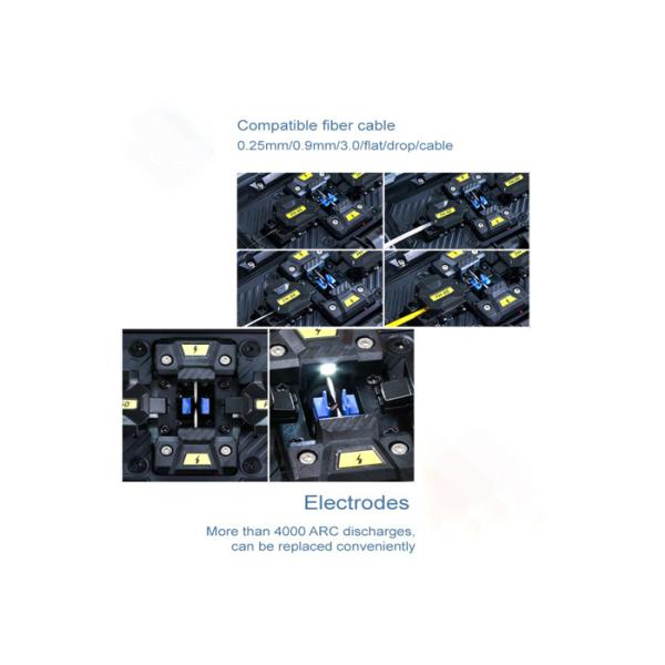 Автоматическое ядр для того чтобы вырезать сердцевина из оборудования стекловолокна огня сигнала 6 сплавливание машины C10 Японии дуги мотора секунд соединяя