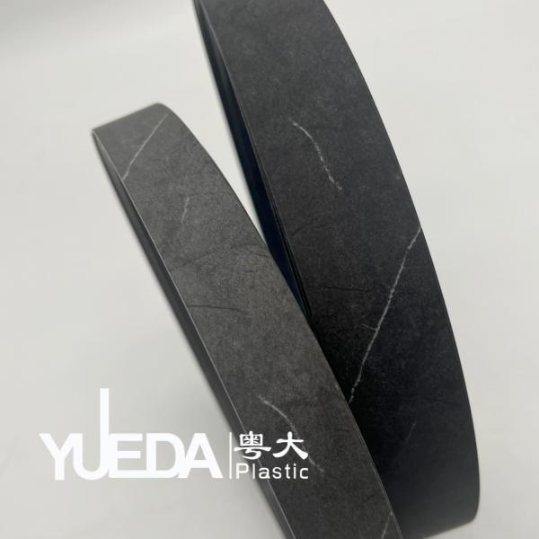 Marble Texture Skin Feeling Custom Edge Banding For High End Cabinets Bookcases