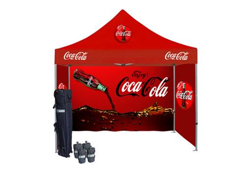 Double Side Printing Folding Canopy Tent Promotional Pop Up Tents With Removable Walls