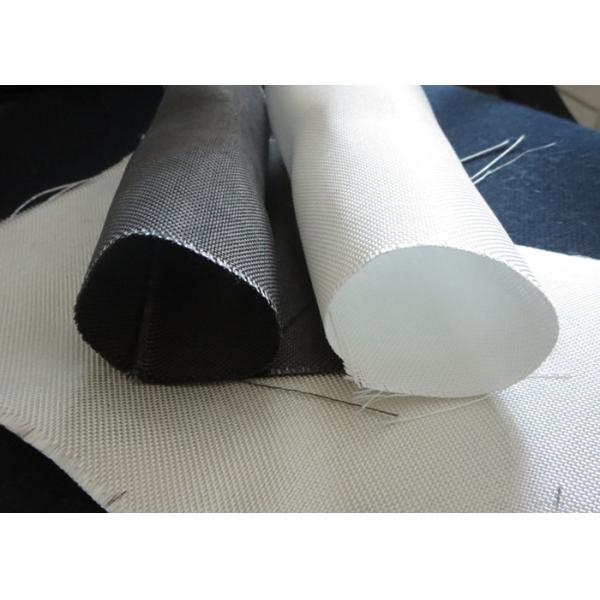 White PTFE Coated Alkali / Non-Alkali Filter Fabric Roll 330 - 900gsm woven roving plain cloth