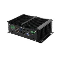 PC industrial Windows da caixa completa do metal mini 10 pro portos Fanless do computador de secretária HDMI VGA