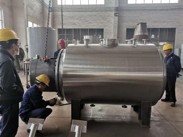 3.2-6.3m2 Vacuum Rake Dryer , Harrow Chemical Processing Machine