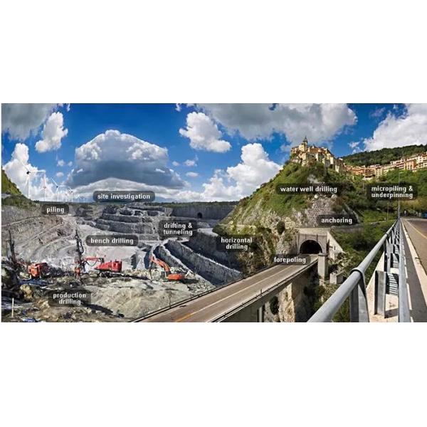 Давление 6 дюймов высотой с вниз с бурового наконечника отверстия для материала сплава водяной скважины сверля