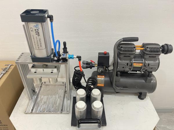 Hot Sale Pneumatic Manual Small Single four mold Bath Fizzer Bath Bombs Press Making Forming Machine