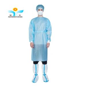 14gsm-40gsm Medical Isolation Gowns Disposable With Knitted Cuff