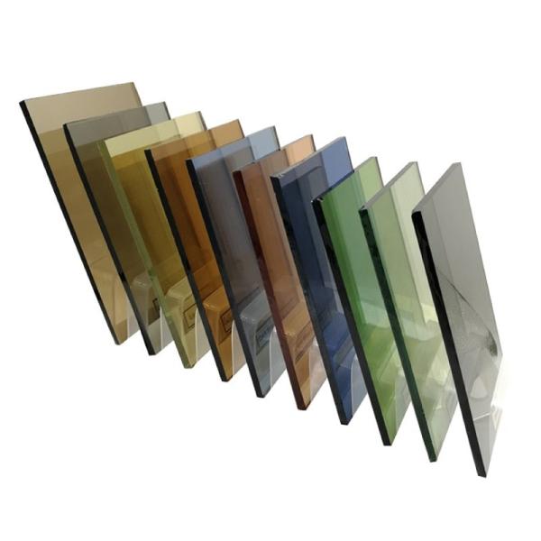 Solid Structure Glass Color Mirror Decorative Glass Clear or Tinted Made Float Glass