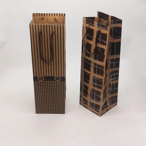 Sacos de embalagem biodegradáveis ​​CMYK Artesanato Kraft Mercearia Take Away Saco de papel para alimentos