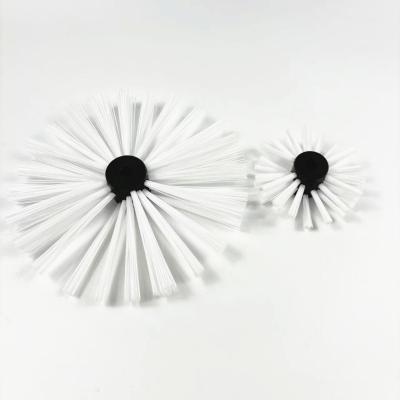 Heavy Duty Durable Pipe Coating Cleaning Brush Industrial Nylon Wheel Brush