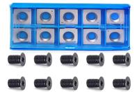 Inserções de gerencio 15x15x2.5-30°R150 do quadrado do carboneto de tungstênio