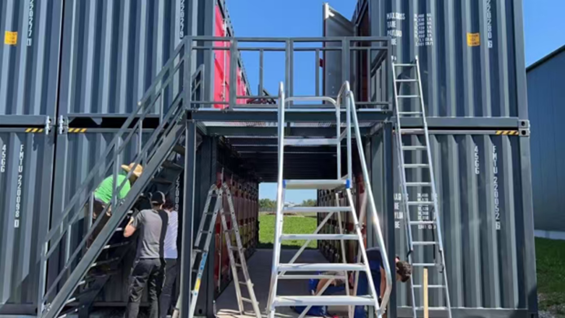 FOREMOST Business Modular Self-storage Units 40HC Prefab Steel Structure Mobile Self-Storage Facility Container