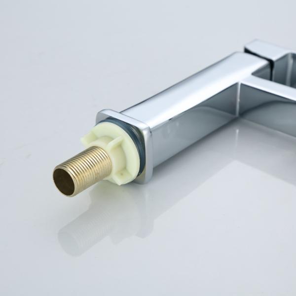 Faucet раковины сосуда Bathroom квадрата краны таза тщеты патрона стильного латунные