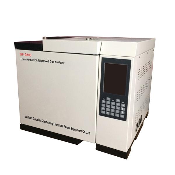 Analisador de gás dissolvido óleo do transformador com painel LCD da cor