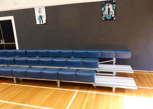 Flexible Aluminum Sports Modular Grandstands/  Bleacher Seating With Polymer Seat Plank