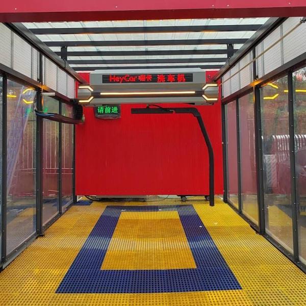 360-degree High Pressure Water Cleaning Single Arm Automotive Touchless Car Wash Machine with Foam and Shampoo Function