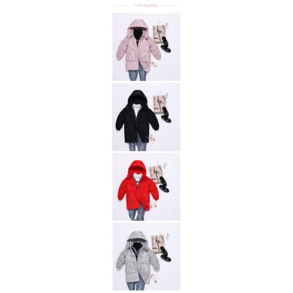 New Fashion Design High Quality Warm Clothing White Duck Down Kids Girls Winter Down Jackets