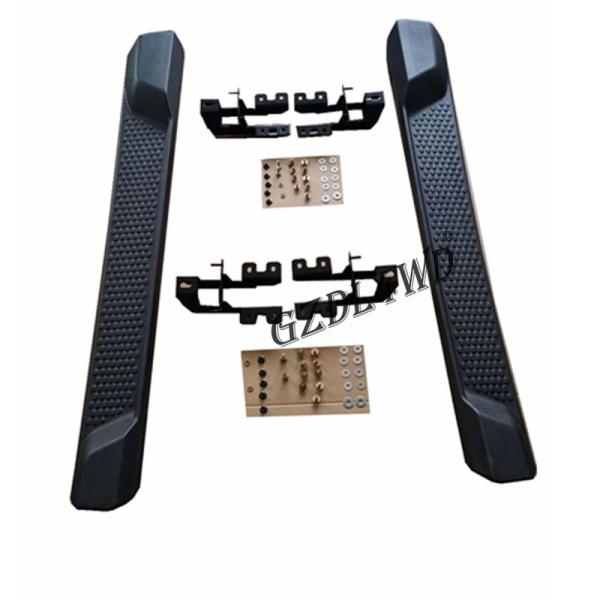 PP + jogos de alumínio do corpo 4x4 2/4 auto de etapa lateral plástica das portas para o Wrangler JL 2018+ do jipe