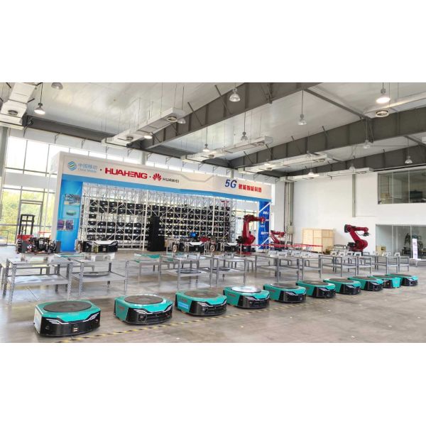 Steering Wheel AGV Car 120kg - 260kg AGV Trolley