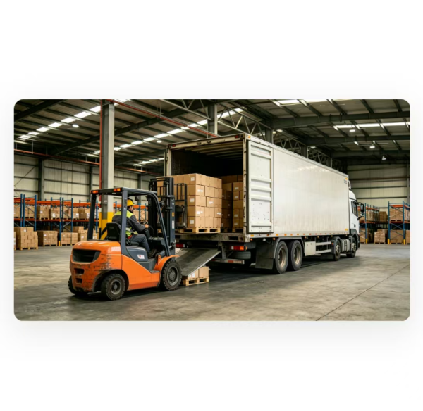 Warehouse Linked Truck Dispatch Services , Efficient Cross Border Logistics